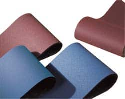 Norton - 25" Wide x 48" OAL, 180 Grit, Aluminum Oxide Abrasive Belt - Aluminum Oxide, Very Fine, Coated, Series R228 - Caliber Tooling