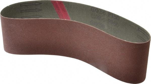 Tru-Maxx - 3" Wide x 24" OAL, 150 Grit, Aluminum Oxide Abrasive Belt - Aluminum Oxide, Very Fine, Coated, X Weighted Cloth Backing - Caliber Tooling