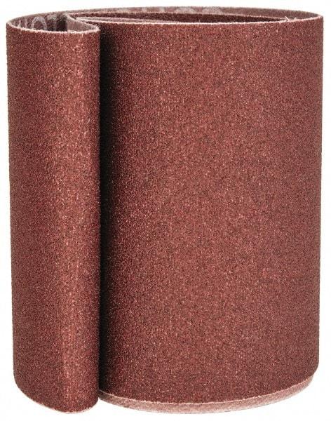 Norton - 3" Wide x 21" OAL, 100 Grit, Aluminum Oxide Abrasive Belt - Aluminum Oxide, Fine, Coated, X Weighted Cloth Backing, Series R228 - Caliber Tooling