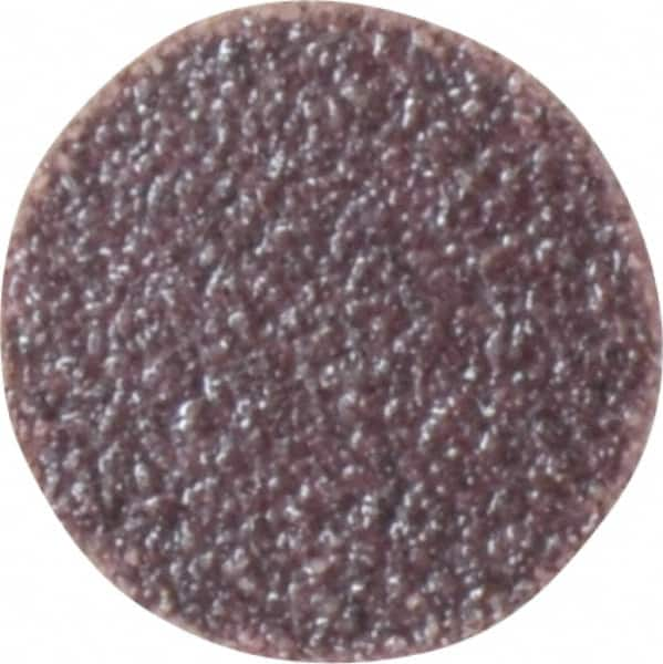 Made in USA - 1/2" Diam, 100 Grit Aluminum Oxide Adhesive PSA Disc - Fine Grade, X Weighted Cloth Backing, For Low Speed Dual-Action Sanders, Random Orbital Sanders - Caliber Tooling