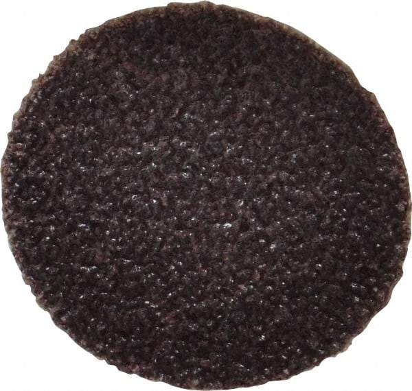 Made in USA - 1" Diam, 60 Grit Aluminum Oxide Adhesive PSA Disc - Medium Grade, Cloth Backing, For Low Speed Dual-Action Sanders, Random Orbital Sanders - Caliber Tooling