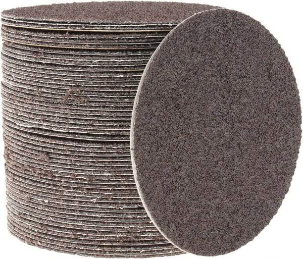 Made in USA - 3" Diam, 50 Grit Aluminum Oxide Adhesive PSA Disc - Coarse Grade, X Weighted Cloth Backing, For Low Speed Dual-Action Sanders, Random Orbital Sanders - Caliber Tooling