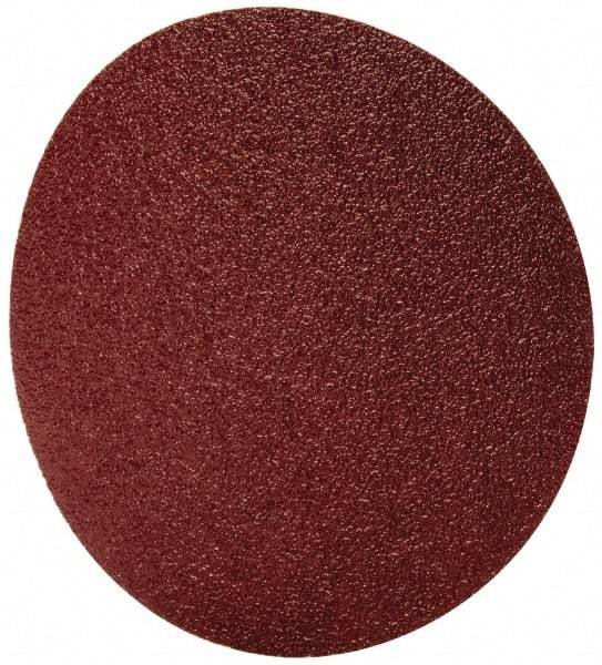 Made in USA - 8" Diam, 40 Grit Aluminum Oxide Adhesive PSA Disc - Coarse Grade, X Weighted Cloth Backing, For Low Speed Dual-Action Sanders, Random Orbital Sanders - Caliber Tooling