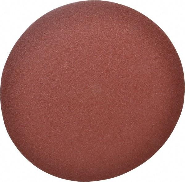 Tru-Maxx - 1/2" Diam, 80 Grit Aluminum Oxide Adhesive PSA Disc - Medium Grade, X Weighted Cloth Backing, For Right Angle/Vertical Shaft Portable Grinders - Caliber Tooling