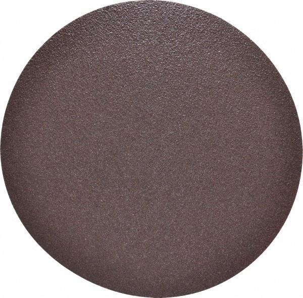 Made in USA - 12" Diam, 40 Grit Aluminum Oxide Adhesive PSA Disc - Coarse Grade, X Weighted Cloth Backing, For Low Speed Dual-Action Sanders, Random Orbital Sanders - Caliber Tooling