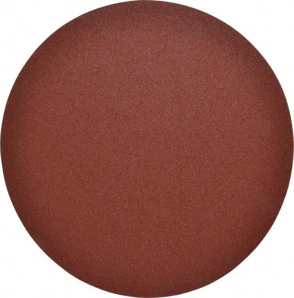 Made in USA - 12" Diam, 80 Grit Aluminum Oxide Adhesive PSA Disc - Medium Grade, X Weighted Cloth Backing, For Low Speed Dual-Action Sanders, Random Orbital Sanders - Caliber Tooling