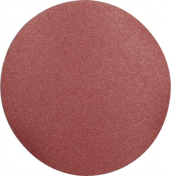 Made in USA - 15" Diam, 50 Grit Aluminum Oxide Adhesive PSA Disc - Coarse Grade, X Weighted Cloth Backing, For Low Speed Dual-Action Sanders, Random Orbital Sanders - Caliber Tooling