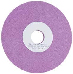 Grier Abrasives - 8" Diam x 1-1/4" Hole x 1/2" Thick, H Hardness, 46 Grit Surface Grinding Wheel - Caliber Tooling
