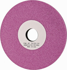 Grier Abrasives - 7" Diam x 1-1/4" Hole x 1/2" Thick, I Hardness, 46 Grit Surface Grinding Wheel - Caliber Tooling