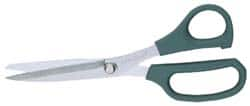 Clauss - 3-1/4" LOC, 8" OAL Stainless Steel Standard Shears - Ambidextrous, Straight Handle, For General Purpose Use - Caliber Tooling