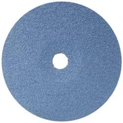 Camel Grinding Wheels - 9" Diam 7/8" Hole 60 Grit Fiber Disc - Medium Grade, Zirconia Alumina, 6,600 Max RPM - Caliber Tooling