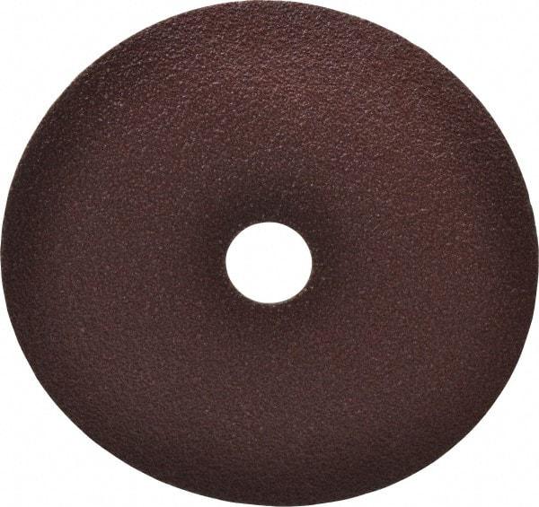 Camel Grinding Wheels - 4" Diam 5/8" Hole 60 Grit Fiber Disc - Medium Grade, Aluminum Oxide, 15,300 Max RPM - Caliber Tooling