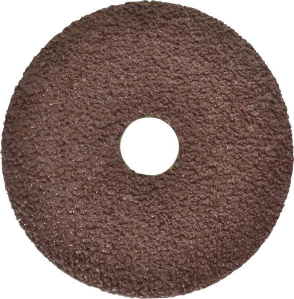 Camel Grinding Wheels - 4-1/2" Diam 7/8" Hole 24 Grit Fiber Disc - Very Coarse Grade, Aluminum Oxide, 13,300 Max RPM - Caliber Tooling