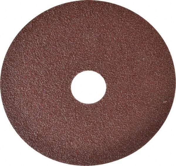 Camel Grinding Wheels - 4-1/2" Diam 7/8" Hole 60 Grit Fiber Disc - Medium Grade, Aluminum Oxide, 13,300 Max RPM - Caliber Tooling