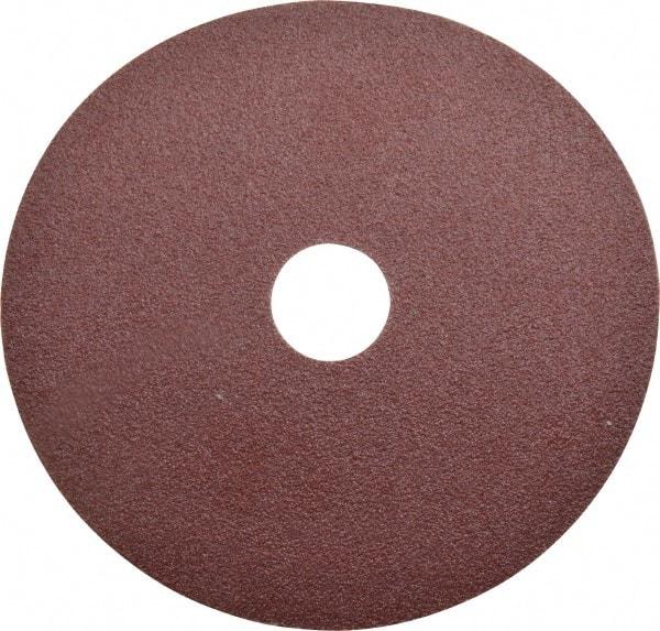 Camel Grinding Wheels - 5" Diam 7/8" Hole 80 Grit Fiber Disc - Medium Grade, Aluminum Oxide, 12,200 Max RPM - Caliber Tooling