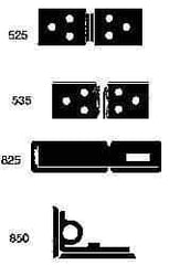 American Lock - 8-1/2" Long x 4-1/2" Wide, Lock Hasp - Hardened Steel - Caliber Tooling