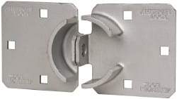 American Lock - 8-1/2" Long x 4-1/2" Wide, Door Hasp - Hardened Steel - Caliber Tooling