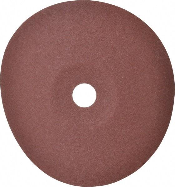 Camel Grinding Wheels - 7" Diam 7/8" Hole 80 Grit Fiber Disc - Medium Grade, Aluminum Oxide, 8,600 Max RPM - Caliber Tooling