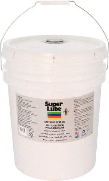 Synco Chemical - 5 Gal Pail, Synthetic Gear Oil - -45°F to 450°F, ISO 320 - Caliber Tooling