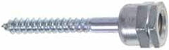 ITW Buildex - 1/2" Zinc-Plated Steel Vertical (End Drilled) Mount Threaded Rod Anchor - 5/8" Diam x 2" Long, 1,760 Lb Ultimate Pullout, For Use with Wood - Caliber Tooling