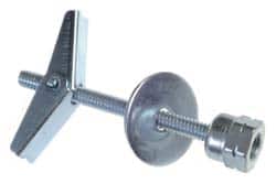ITW Buildex - 3/8" Zinc-Plated Stainless Steel Vertical (End Drilled) Mount Threaded Rod Anchor - 5/8" Diam x 3" Long, 440 Lb Ultimate Pullout, For Use with Drywall - Caliber Tooling