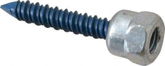 Buildex - 3/8" Zinc-Plated Steel Vertical (End Drilled) Mount Threaded Rod Anchor - 5/8" Diam x 1-1/2" Long, 2,810 Lb Ultimate Pullout, For Use with Concrete/Masonry - Caliber Tooling