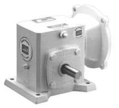 Boston Gear - 1-3/4 Centerline Distance, 50:1, 1/3 Input Horsepower, 420 Lbs. Max Torque, Speed Reducer - 56C NEMA - Caliber Tooling