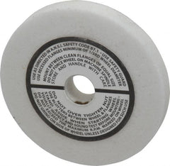 Grier Abrasives - 60 Grit Aluminum Oxide Type 1 Internal Grinding Wheel - 3" Diam x 1/2" Hole x 3/8" Thick, 10,823 Max RPM, Medium Grade, K Hardness, Vitrified Bond - Caliber Tooling