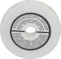 Grier Abrasives - 80 Grit Aluminum Oxide Type 1 Internal Grinding Wheel - 3" Diam x 1/2" Hole x 3/8" Thick, 10,823 Max RPM, Medium Grade, K Hardness, Vitrified Bond - Caliber Tooling