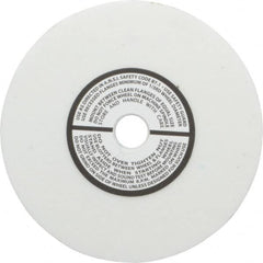 Grier Abrasives - 80 Grit Aluminum Oxide Type 1 Internal Grinding Wheel - 4" Diam x 1/2" Hole x 1/2" Thick, 8,100 Max RPM, Medium Grade, K Hardness, Vitrified Bond - Caliber Tooling