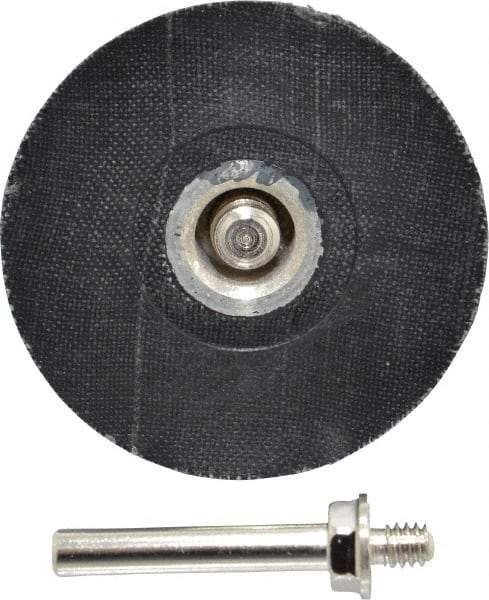 Norton - 3" Diam Quick-Change Type S Disc Backing Pad - 1/4" Shank Diam, Hard Density, 20,000 RPM, Speed-Lok TS Compatible - Caliber Tooling