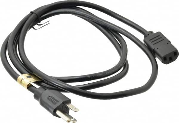 Tripp-Lite - 6' Long, NEMA 5-15P/IEC-320-C-13 Computer Cable - Black, Male x Female - Caliber Tooling