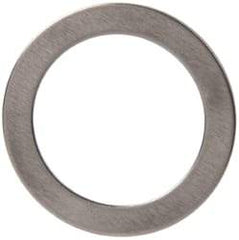 Made in USA - 0.51mm Thick, 16mm Inside x 22mm OD, Round Shim - 9/16" Screw, Uncoated 302/304 Stainless Steel - Caliber Tooling