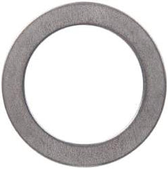 Made in USA - 0.51mm Thick, 20mm Inside x 28mm OD, Round Shim - 3/4" Screw, Uncoated 302/304 Stainless Steel - Caliber Tooling