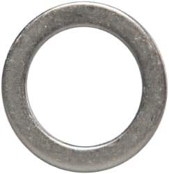 Made in USA - 1mm Thick, 14mm Inside x 20mm OD, Round Shim - 1/2" Screw, Uncoated 302/304 Stainless Steel - Caliber Tooling