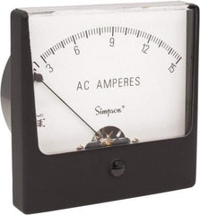 Simpson Electric - Analog, AC Ammeter, Panel Meter - 60 Hz, 0.0025 Ohms at 60 Hz - Caliber Tooling