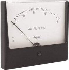 Simpson Electric - Analog, AC Ammeter, Panel Meter - 60 Hz, 0.002 Ohms at 60 Hz - Caliber Tooling