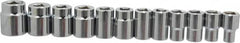 Blackhawk by Proto - 11 Piece 1/2" Drive Socket Set - 6 Points, 3/8" to 1" Range, Inch Measurement Standard - Caliber Tooling