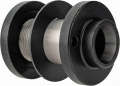 Sopko - 2-1/4" Diam Grinding Wheel Adapter - 1 to 2" Wheel Width, 1-1/4 - 16 Thread Size, Left Handed, 3" Taper per ', 1-1/4" Arbor Hole - Caliber Tooling