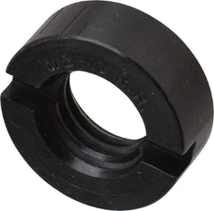 Sopko - 7/8" Diam Grinding Wheel Spindle Slotted Nut - 1/2-13 Thread Size, Right Handed, 5/16" Thick - Caliber Tooling