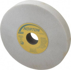 Norton - 7" Diam x 1-1/4" Hole x 1" Thick, H Hardness, 46 Grit Surface Grinding Wheel - Aluminum Oxide, Type 1, Coarse Grade, 3,600 Max RPM, Vitrified Bond, No Recess - Caliber Tooling