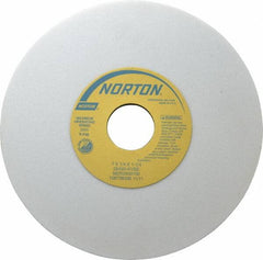 Norton - 7" Diam x 1-1/4" Hole x 1/4" Thick, K Hardness, 60 Grit Surface Grinding Wheel - Aluminum Oxide, Type 1, Medium Grade, 3,600 Max RPM, Vitrified Bond, No Recess - Caliber Tooling