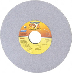 Norton - 7" Diam x 1-1/4" Hole x 1/4" Thick, H Hardness, 80 Grit Surface Grinding Wheel - Aluminum Oxide, Type 1, Medium Grade, 3,600 Max RPM, Vitrified Bond, No Recess - Caliber Tooling