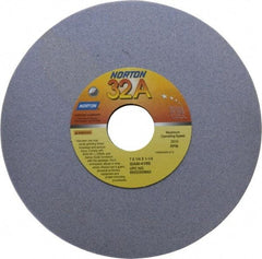 Norton - 7" Diam x 1-1/4" Hole x 1/4" Thick, K Hardness, 80 Grit Surface Grinding Wheel - Aluminum Oxide, Type 1, Medium Grade, 3,600 Max RPM, Vitrified Bond, No Recess - Caliber Tooling