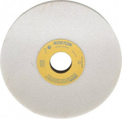 Norton - 7" Diam x 1-1/4" Hole x 3/4" Thick, I Hardness, 46 Grit Surface Grinding Wheel - Aluminum Oxide, Type 5, Coarse Grade, 3,600 Max RPM, Vitrified Bond, One-Side Recess - Caliber Tooling