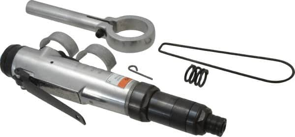 Ingersoll-Rand - 1/4" Bit Holder, 1,000 RPM, Inline Handle Air Screwdriver - 13 to 75 In/Lb Torque, 16 CFM - Caliber Tooling