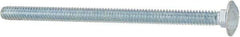 Value Collection - 1/4-20 UNC 4" Length Under Head, Standard Square Neck, Carriage Bolt - Grade 5 Steel, Zinc-Plated Finish - Caliber Tooling