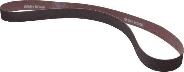 Norton - 1" Wide x 42" OAL, 60 Grit, Aluminum Oxide Abrasive Belt - Aluminum Oxide, Medium, Coated, X Weighted Cloth Backing, Series R228 - Caliber Tooling