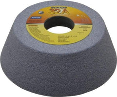 Norton - 6" Diam, 1-1/4" Hole Size, 2" Overall Thickness, 60 Grit, Type 11 Tool & Cutter Grinding Wheel - Medium Grade, Aluminum Oxide, K Hardness, Vitrified Bond, 3,820 RPM - Caliber Tooling