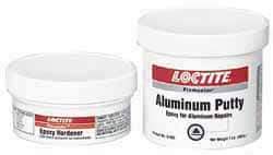 Loctite - 1 Lb Kit Gray Epoxy Resin Putty - -20 to 203°F Operating Temp, 6 hr Full Cure Time, Series 135 - Caliber Tooling